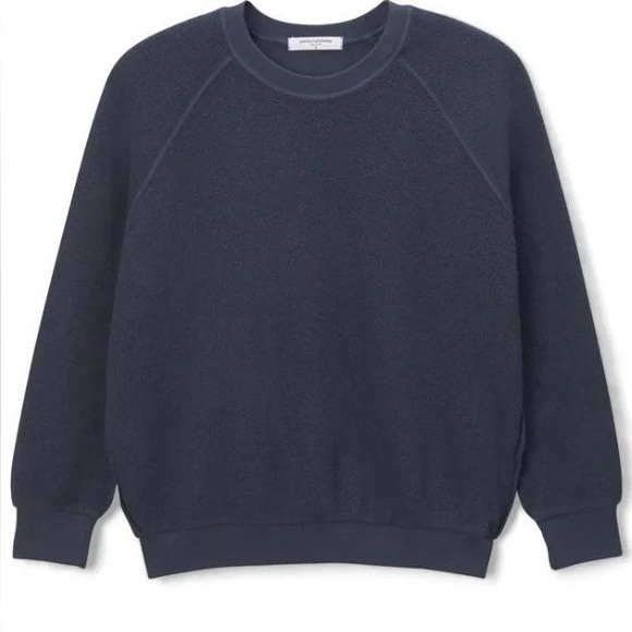 Perfect White Tee Ziggy Sweatshirt size L Navy - Picture 2 of 6